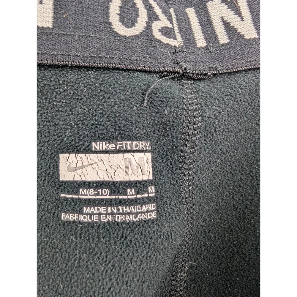 Nike‎ Pro Fit Dry Fleece Lined Leggings Black Size Medium